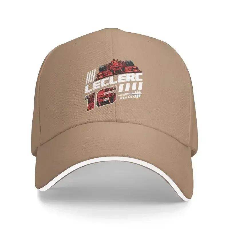 Personalized Charles Leclerc 16 Baseball Cap for Men Women Breathable Sport Car Dad Hat Streetwear