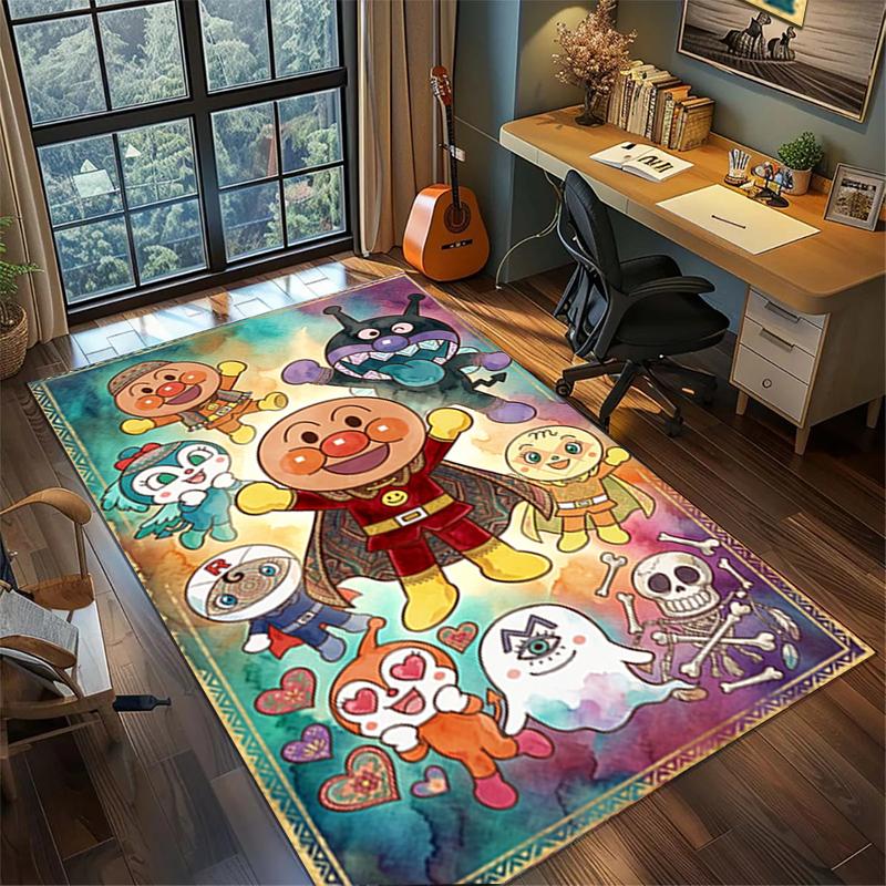 

Bedroom Decor Bread Superman Large Area Non Slip Washable Rug Carpet Gamer Room Floor Mat 60x90cm