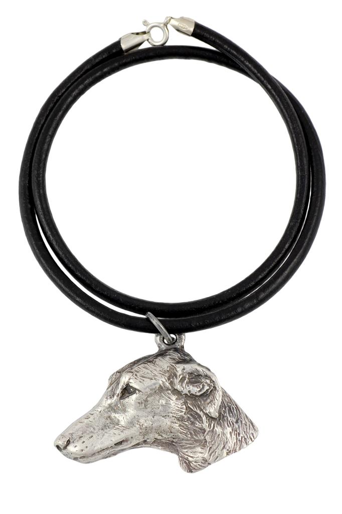 Azawakh, Tuareg Sloughi – Dog Necklace In Gift Box, Silver-plated Locket for Dog Fan | Art-Dog
