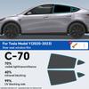 Vorgeschnittene Auto-Fenster-Sichtschutz-Tönungsfolie für Tesla Model Y   -2024 Auto-Aufkleber Folien Keramik Solar UV-Schutzfolien