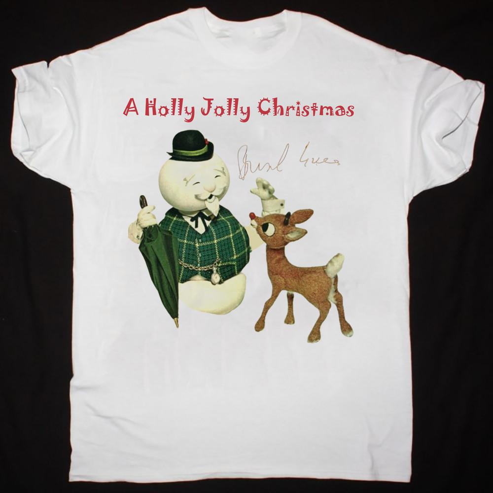 

A Holly Jolly Christmas Burl Ives White Cotton Unisex Unisex T-Shirt XL