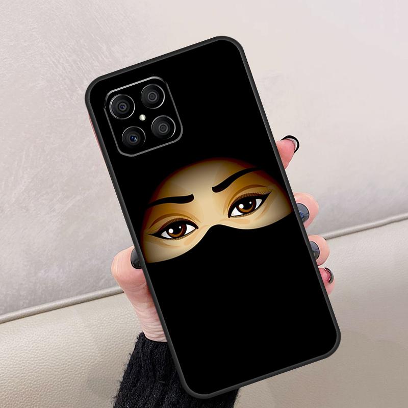 Muslim Islamic Arabic Hijab Girl For Honor Magic 8 6 7 Pro Case For Honor 400 Lite 200 50 70 90 X8c X8b X9a X9b X9c X9d Win RT