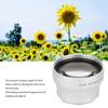 37MM 2X Aluminium Alloy Magnification Converter Lens for 37MM  Diameter Camera Lens