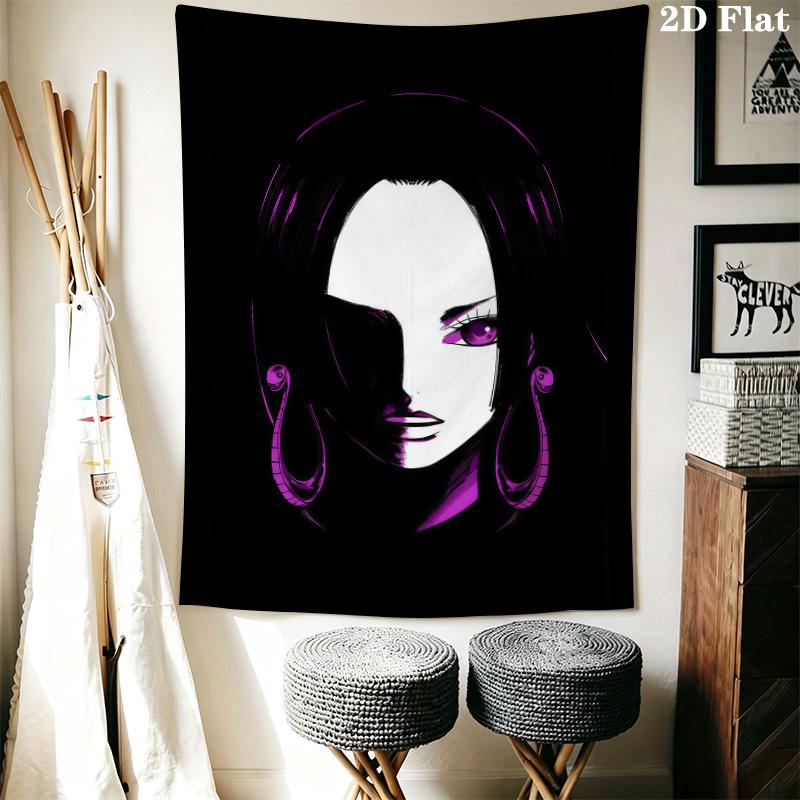 Boa Hancock Wall Tapestry Aesthetic Wall Hanging Printed Fabric Blanket Decorative Tapestries For Bedroom Living Room Home Decor