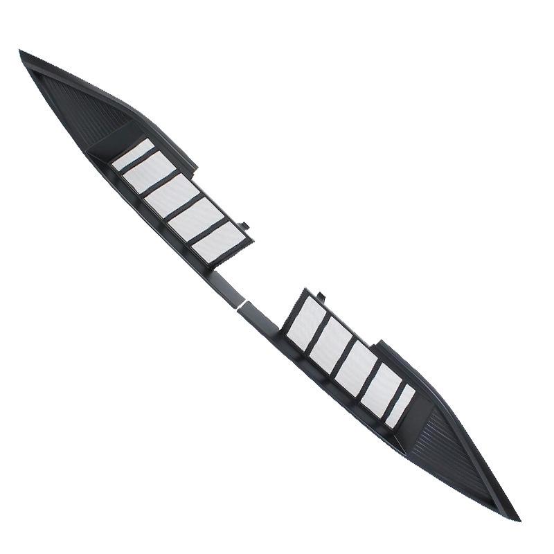 Zeekr 001 Windshield Insect Screen: Compatible with 24 Models, ABS Baked Paint, Bright Black Carbon Fiber Pattern Exterior Trim.