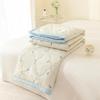 Cartoon Style Summer Quilt, Machine Washable Cotton, 100x150x200, Perfect for Dorms and Air-Conditioned Rooms.