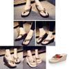 Elegant Women Summer Wedge Platform Thong Flip Flops Sandals For Beach And Casual Outings