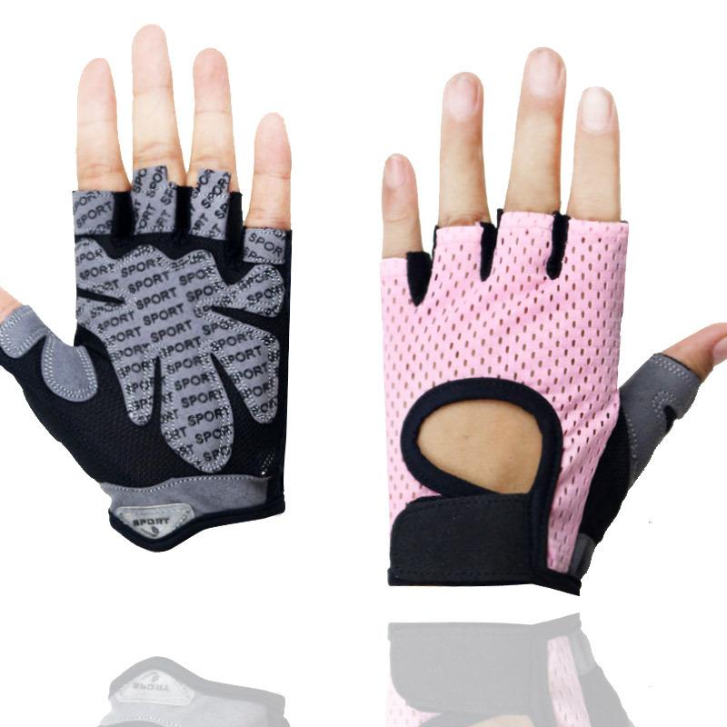 

Fitness Half Finger Gloves Men s and Women s Sports Outdoor Cycling Roller Skating Dumbbell Weightlifting S