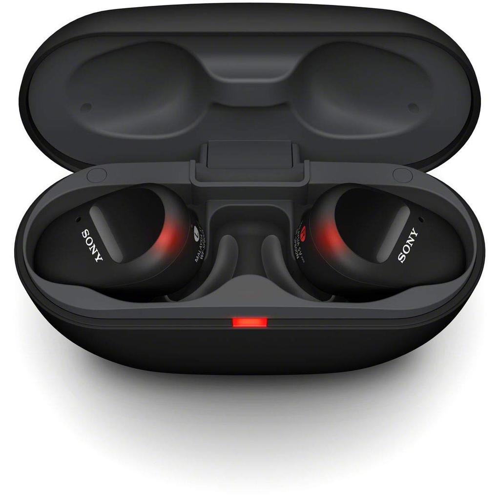Sony True Wireless Earphones Bluetooth Separate Left and Right 2020 360 Reality Audio Black Noise-Canceling WF-SP800N Compatible, Headphones,