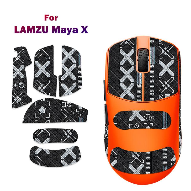 Anti-Slip Mouse Grip Tape Skate Suck Sweat Sticker For Lamzu Maya X Gaming Mouse For Computer E-Sports Gamer
