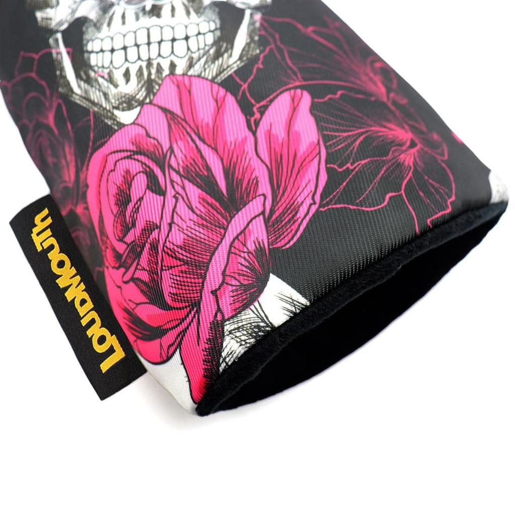 Loudmouth Golf Driver Headcovers In 20 Popular Colors Skull for Men and Women (LM-HC0020/DR/Loudmouth/LM-HC0021/DR) (297 & Rose)