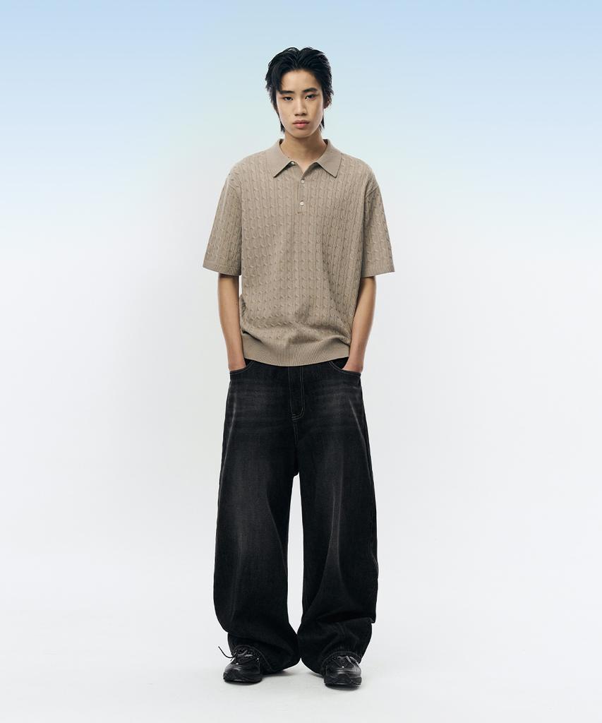 INTEMPOMOOD Daily Cable Collar Knit: 8 Colors (Type B)