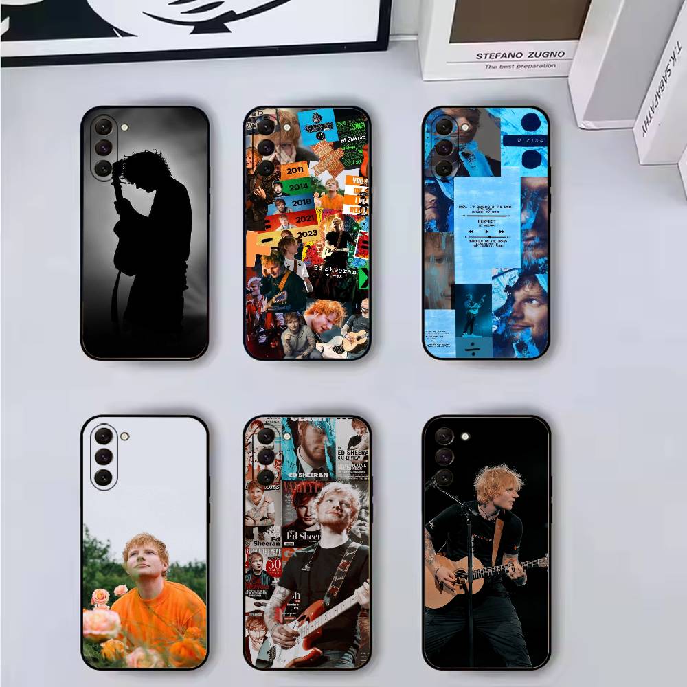 Ed Sheeran Hot Singer Phone Case Black Silicone Soft For Samsung Galaxy A73,A72,A71,A70,A53,A52,A51