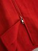 MUI-Style Merino Wool Double-Zipper Lapel Long-Sleeve Shirt for Spring/Autumn