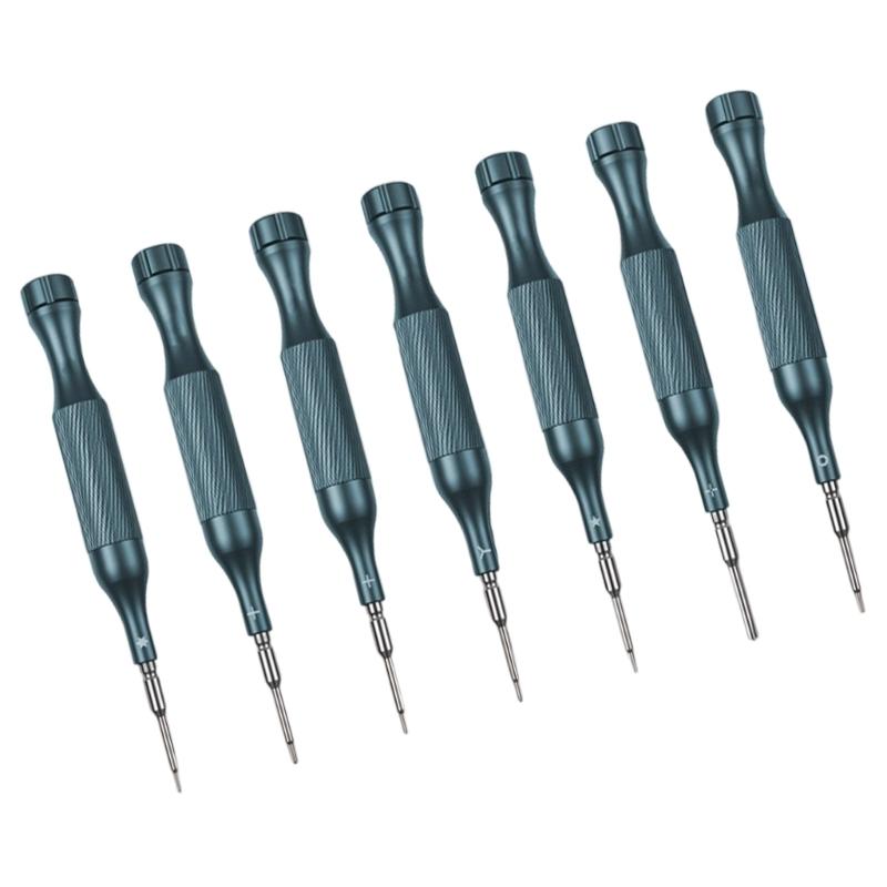 Electronic Device Repair Precisions Screwdriver with Steel Tip, Textured Handle and Close Access for Small Screw Service Work