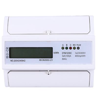 230 400V 5 100A Energieverbrauch Digitaler Elektrischer Leistungsmesser 3-Phasen KWh-Zähler mit LCD