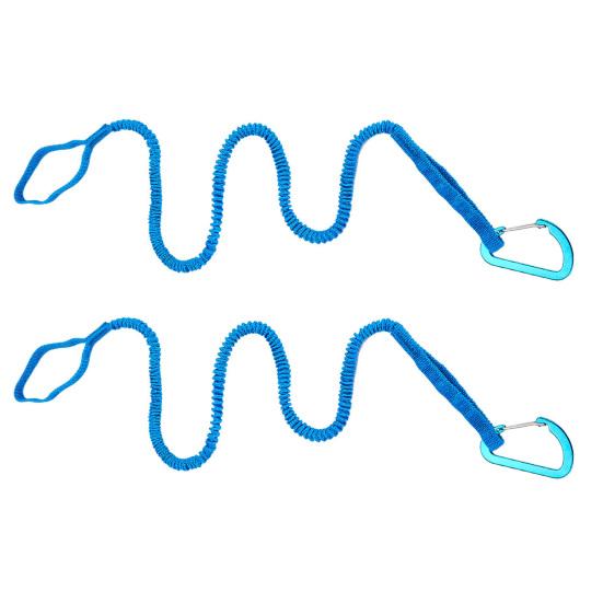 1/2/4Pcs Kayak Paddle Leash Elastic Bungee Strap Lanyard Rope Lightweight Kayak Rod Leash for Boating Fishing Rafting Canoeing