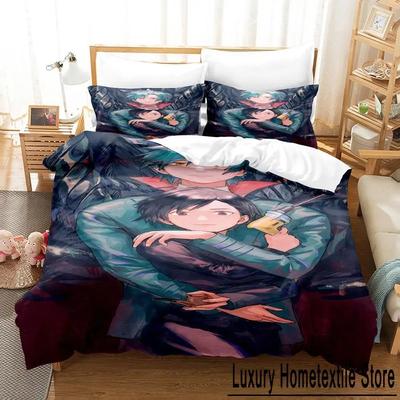 Neu IDINVADED Bettwäsche Set Einzel Twin Voll Königin King Size Bett Set Erwachsene Kind Schlafzimmer Bettbezug Sets 3D Anime Bettlaken Set
