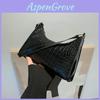 Stylish Stone Pattern Solid Color Shoulder Bag In Chic Vintage Design For Women