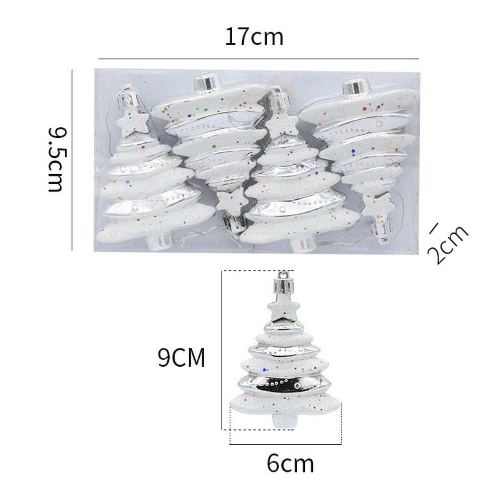 

4 шт./кор. красочные поделки рождественский декор рождественская елка подвесные украшения рождественские украшения поддельные леденцы