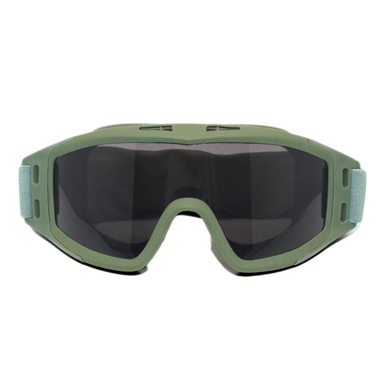 Full-frame militaire impactbestendige outdoorbril voor volwassenen, wind- en zandbestendige tactische schietbril