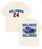 Heated Rivalry 100Cotton Unisexs Shirt Jersey Commemorative Tshirt Summer Shane Hollander 24 Short Sleeve Unisex Streetwear Shirt