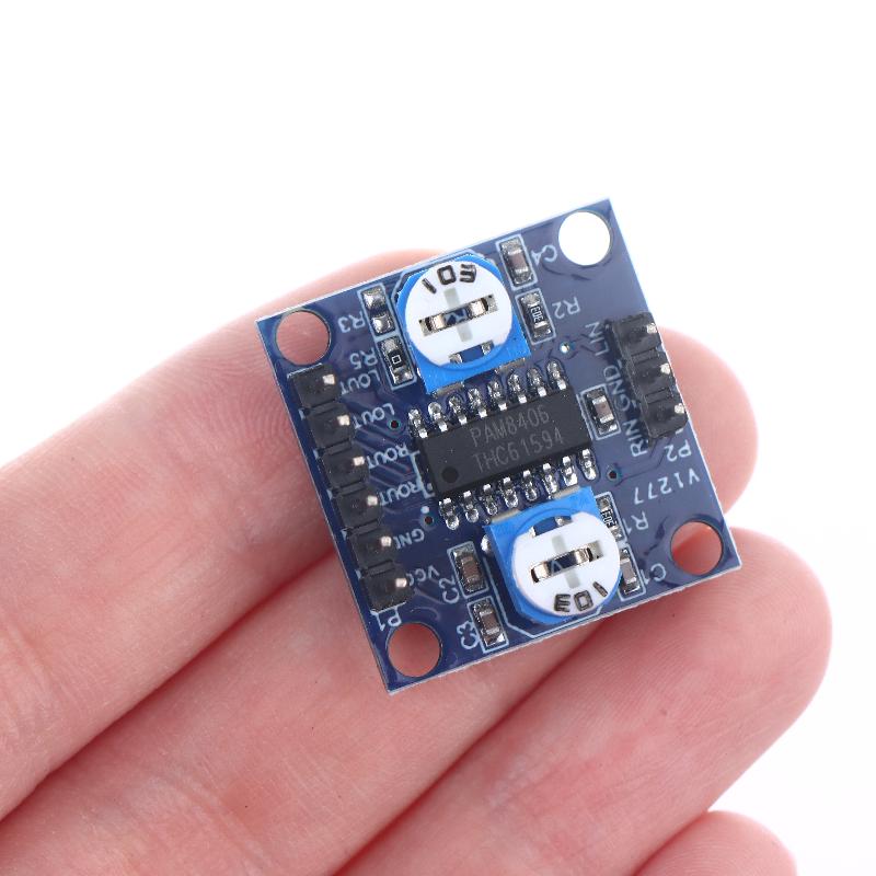 1/3 Stück 5W x 2 Pam8406 Digitaler Verstärkermodul-Board D-Verstärkerplatine Stereo-Audio-Modul mit Lautstärkepotentiometer