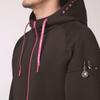 BURTLE Air Tech Zip Hoodie (Unisex) for Fall/Winter, Metallic Gold, 4110, 72 L