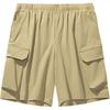 Anta Casual Simple Solid Color Lace-Up Loose Sports Shorts Men shorts Rock-Tea-Brown 152527533-2