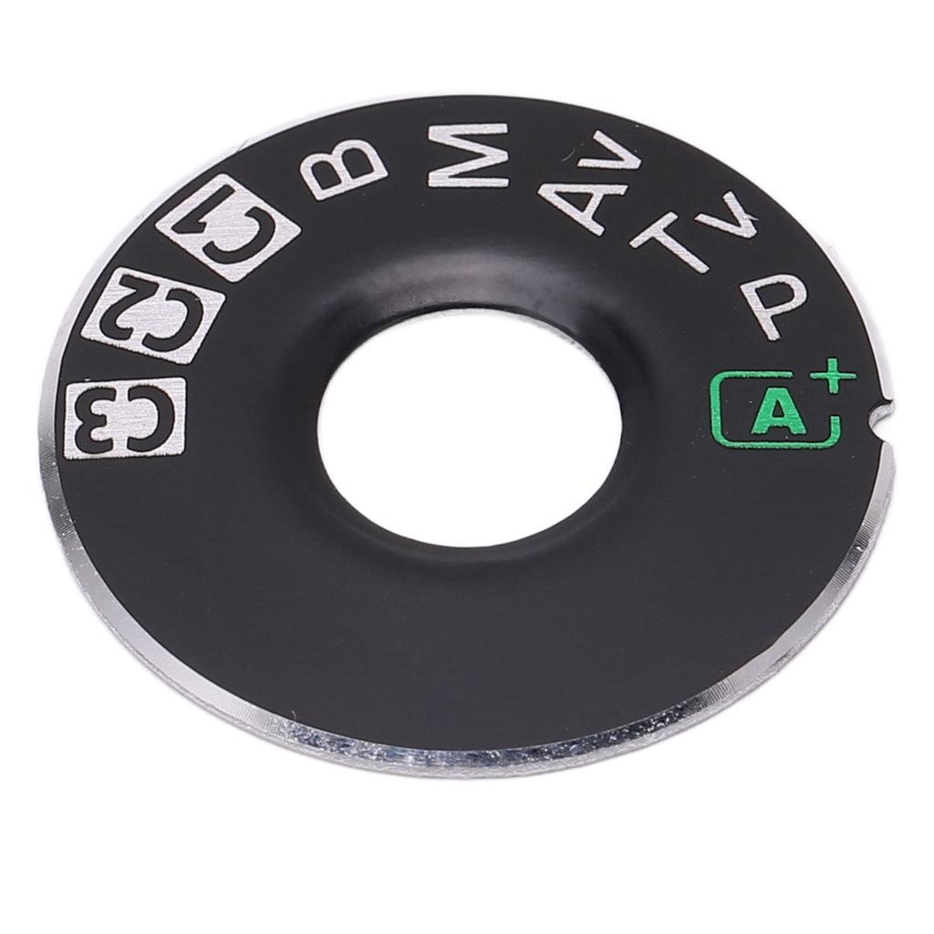 Camera Dial Replacement Metal Dial Plate Interface Cap with Adhesive Tape for 5D Mark III