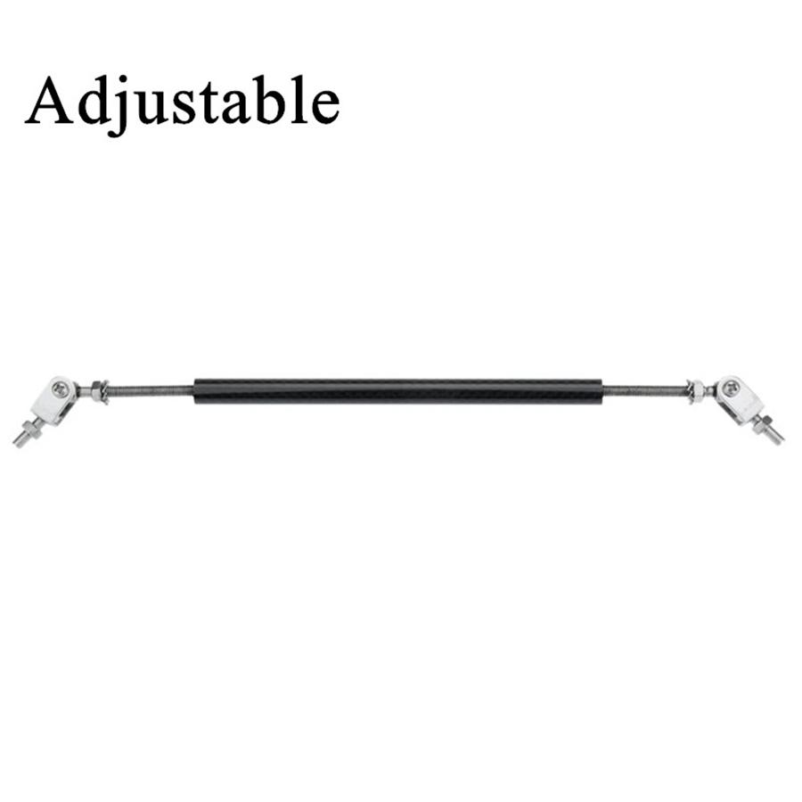 Pair 20cm Adjustable Front Bumper Lip Splitter Spoiler Strut Rod Tie Holder Post