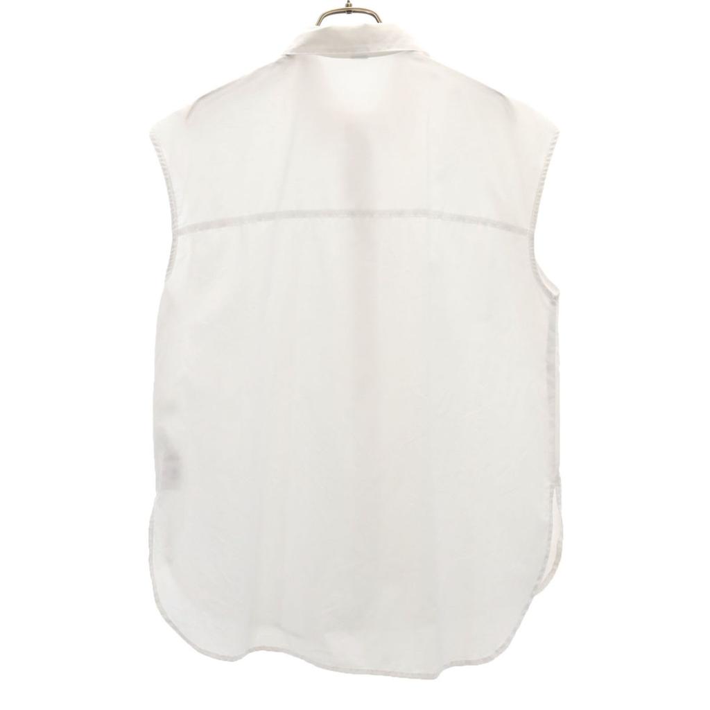 Mila Owen No Sleeve Shirt White Women Used