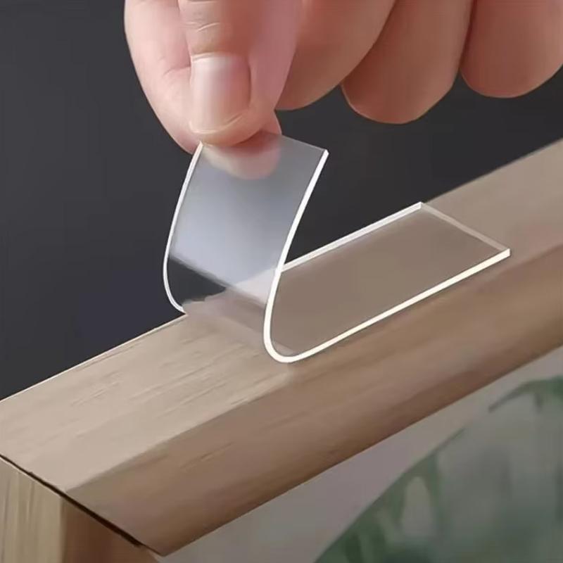 Reusable Super Strong Double Sided Adhesive Tape Transparent Square Nano Wall Stickers Patch for Home Seamless Waterproof Tapes