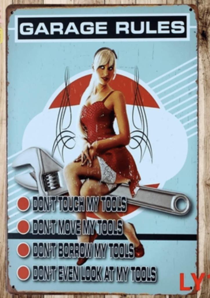 Donley Tin Sign American Beauty 5-Piece Set Wall Plate Retro Goods Interior (garage/car)