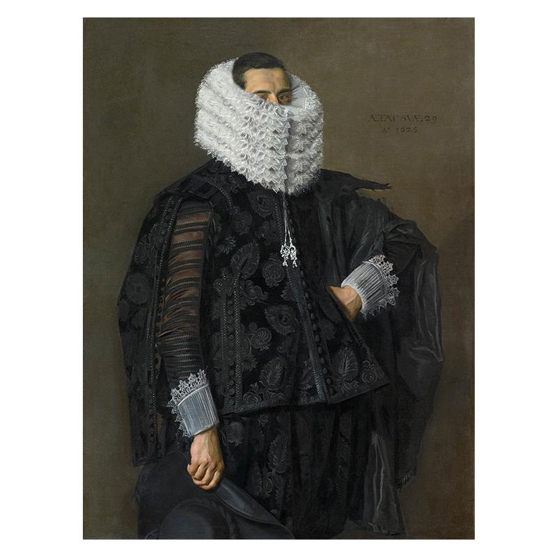 

Портрет Адрианы Кроес, холст, картины на стене, художественные постеры и принты, известные произведения искусства, классические картины, украшение для дома 20x30cm