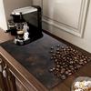 1Pcs Rubber Drying Mat With Diatom Mud Tableware Drying For Coffee Shop Restaurant Kitchen Carpet Tableware Durable Diatom Mud