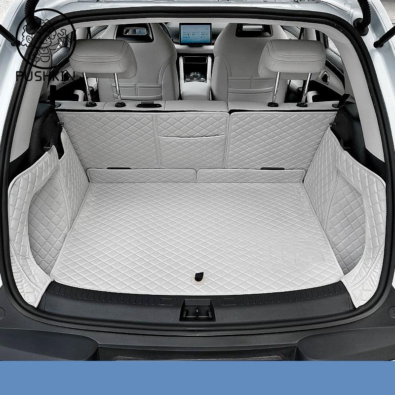 Car Trunk Mats For BYD Yuan UP Yuan Pro 2026 2025 2024 Trunk Protector Pad Storage Bags Cargo Liner Car Interior Accessories