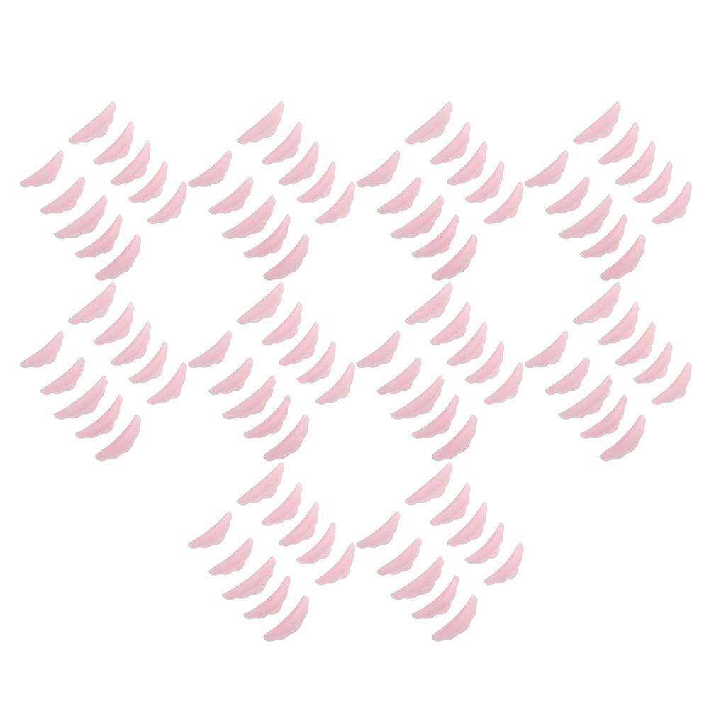 50 paia di bacchette per il sollevamento delle ciglia in silicone morbido e riutilizzabile, per il sollevamento delle ciglia, strumento di bellezza per il trucco.