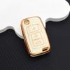 Car Key Fob Case for Geely Emgrand EC7/EU7/GC5/GC6/EC8/EC718/EC715 - Protective Key Cover Holder with Key Chain Auto Accessories