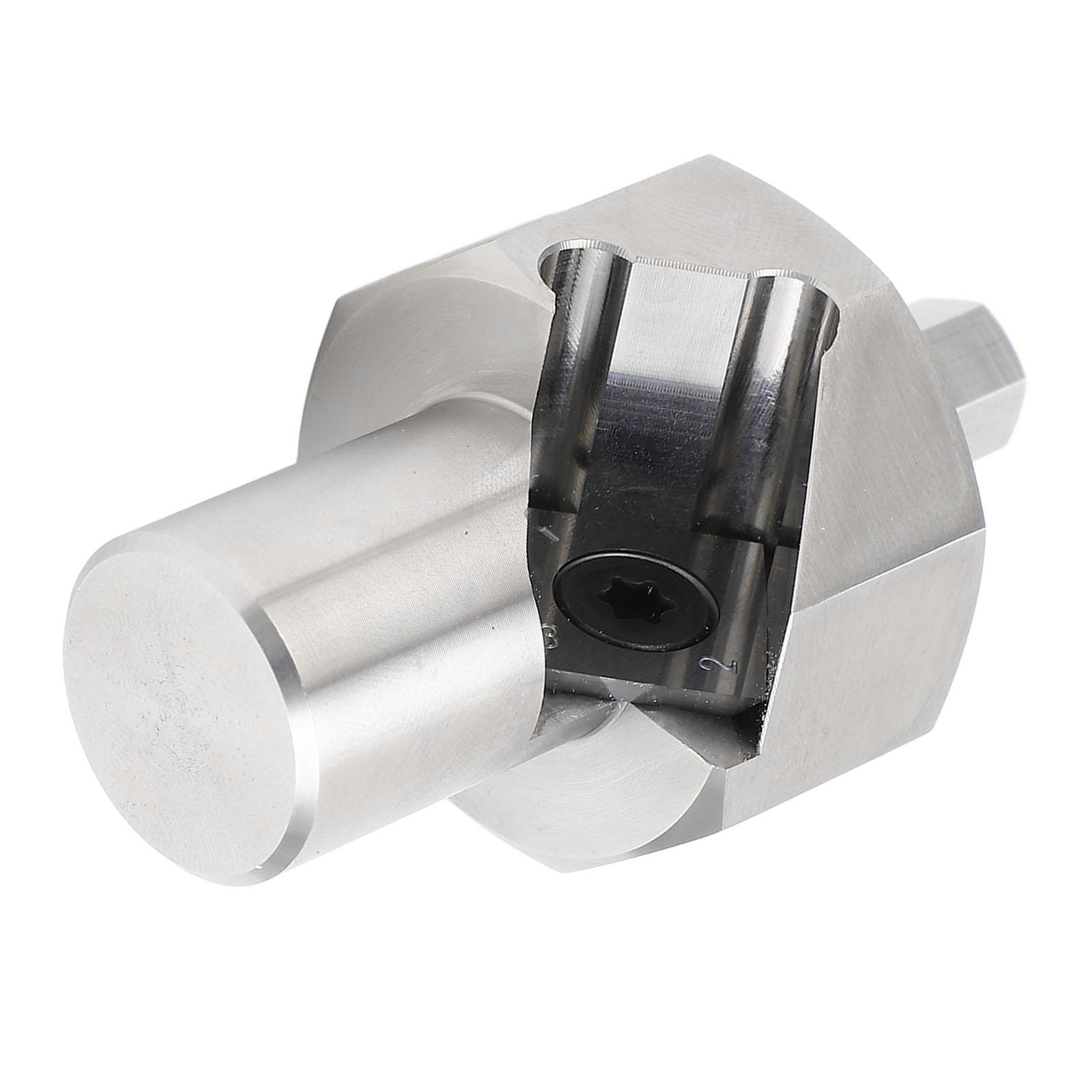 

Bench Dog Hole Chamfer Reamer Tool 9mm Hex Shank T10 Alloy Blade Stainless Steel Dog Hole Deburring Tool for 20mm Holes
