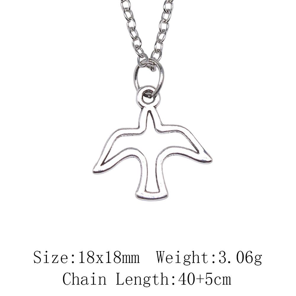 New Fashion Peace Symbol Pendants Necklace Jewelry Gift Peace Sign Peace Dove Necklace For Women