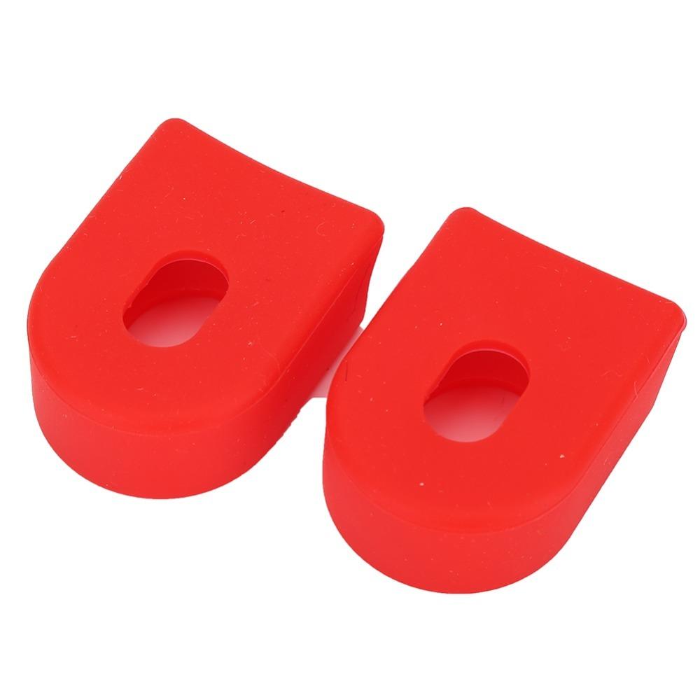 10PCS Silicone Cycling Crank Boot Multicolor Crank Arm Cover Crank Arm Protectors  Bike Accessory