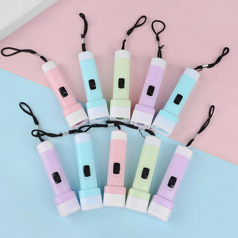 12Pcs LED Mini Flashlight Kids Birthday Party Favors Goodie Pinata Filler Toy Wedding Guests Gift Halloween Christmas Decoration