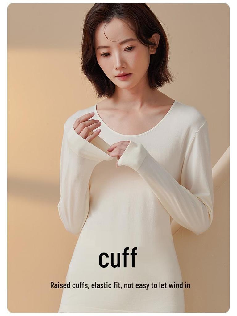 2025 Nahtloses Damen Thermo Body Shaping Unterwäscheset für Herbst & Winter.