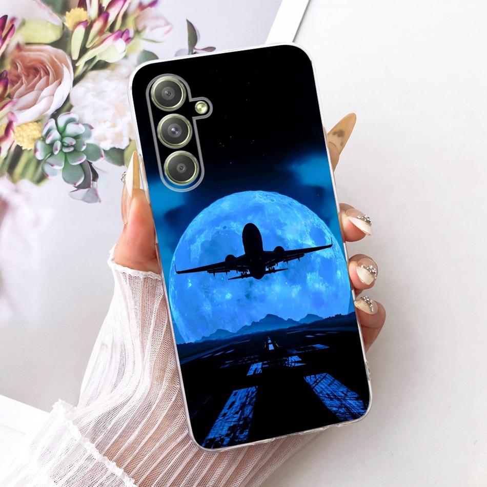 Für Samsung Galaxy A54 Coole Drachen-Tiger-Muster Handyhülle Für Samsung A54 5G SM-A546B Weiche Silikon-TPU-Hüllen