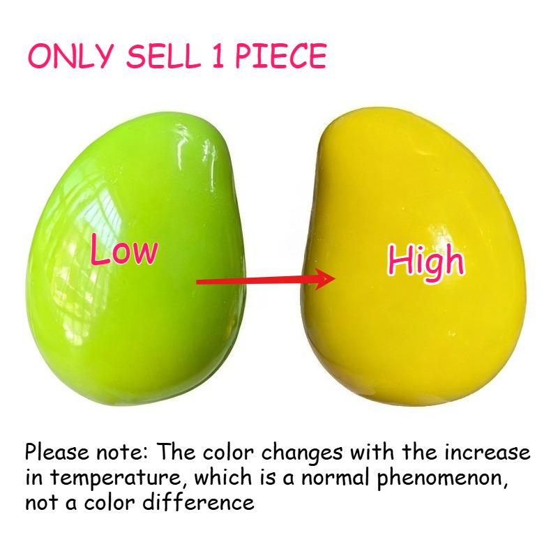 Crunchy Color-Changing Crispy Mango Stress Ball Squeeze Toy Crispy Mango Squishy Fidget Ball, Asmr Sensory Stress Relief Toy