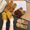 Autumn Heightening Birkenstocks New Lace-up Casual Retro Soft-soled Lazy Light Going Out Single Shoes