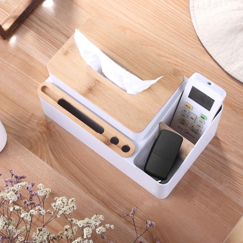 Towel Rack Phone Type Power Room To Room Bamboo Car Office Home Decor Dining Room Pilot Organizer Towel Box