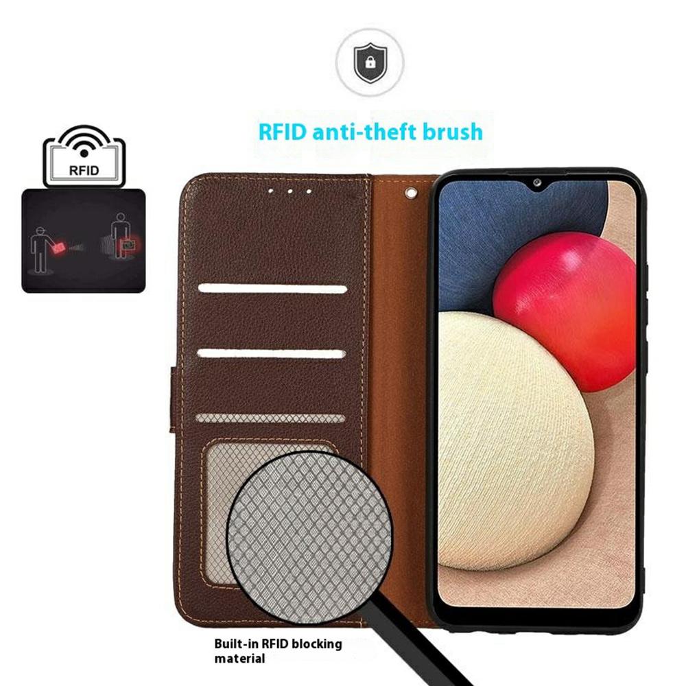 For OnePlus Nord 5 5G Case RFID Blocking Wallet PU Leather Phone Cover with Strap