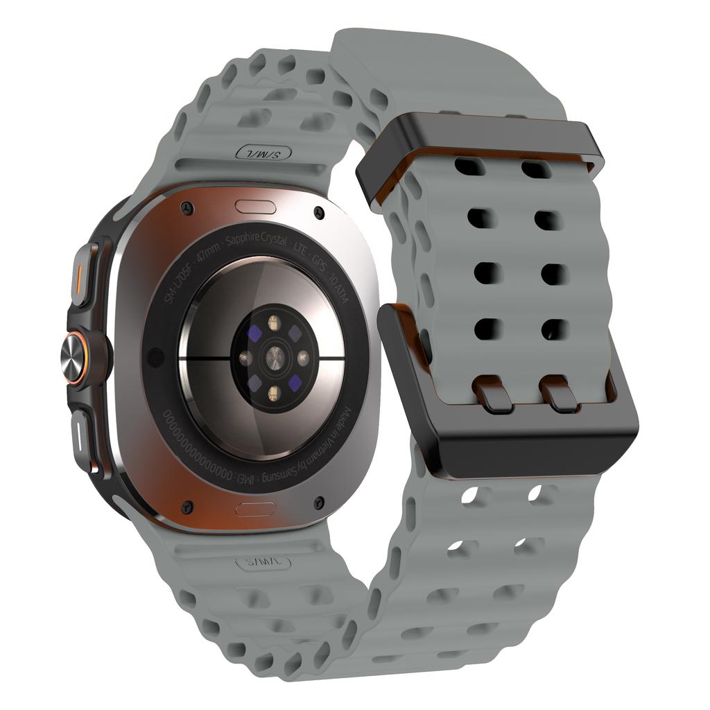 Sport Silicone Strap For Samsung Galaxy Watch Ultra Wrist Band Watchband Bracelet For GalaxyWatch Ultra 47mm Accessories